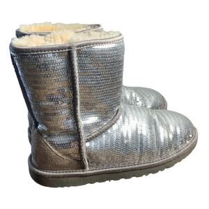 Silver Sequine Ugg boots‎